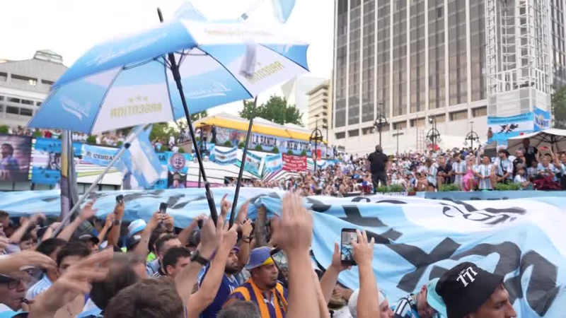 Argentines turn Atlanta into Buenos Aires ahead of England semi-final