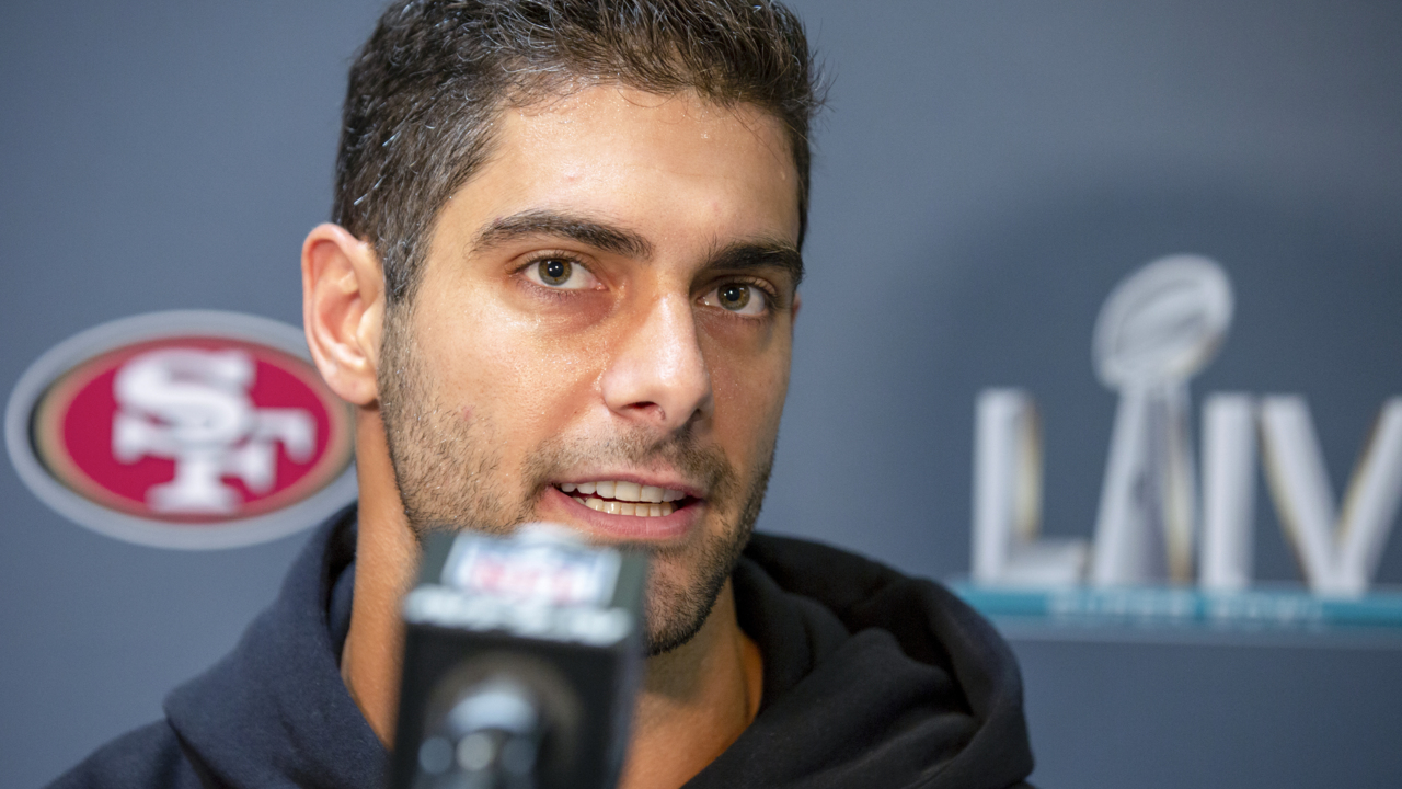 San Francisco quarterback Jimmy Garoppolo expounds on team chemistry, the season, and starting at QB1
