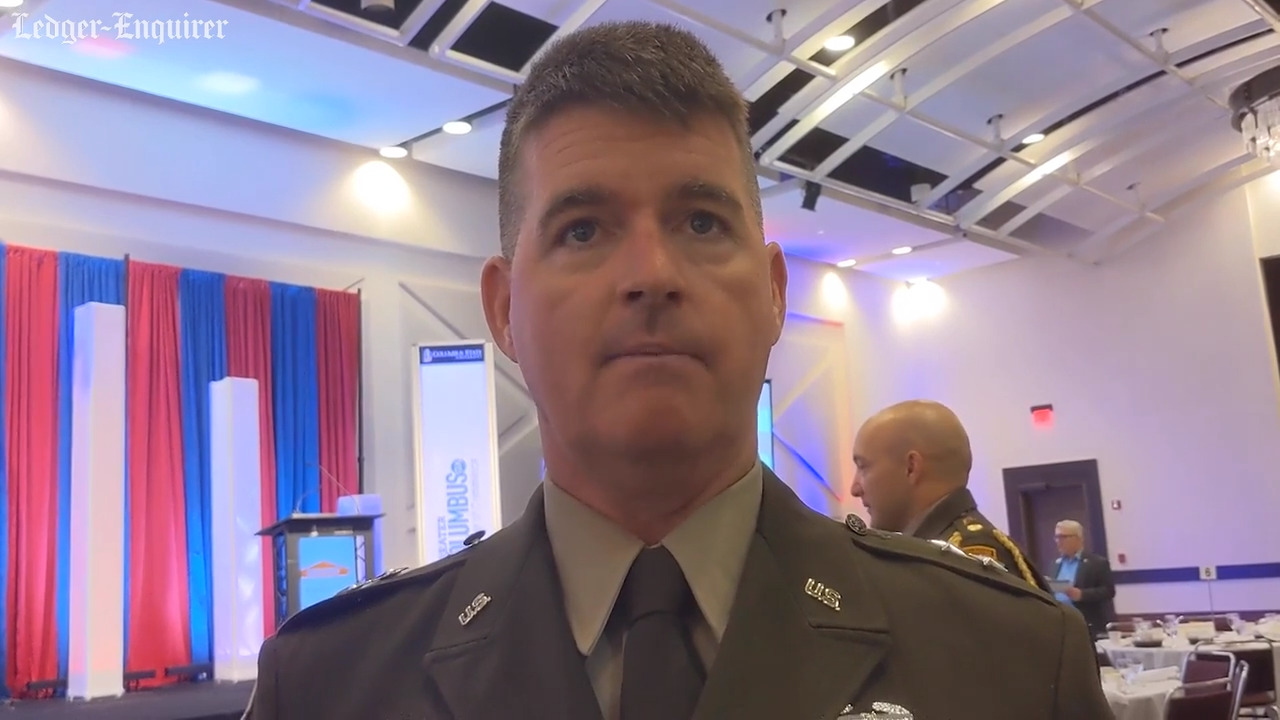Maj. Gen Donahoe discusses the easing of COVID-19 restrictions at Fort Benning