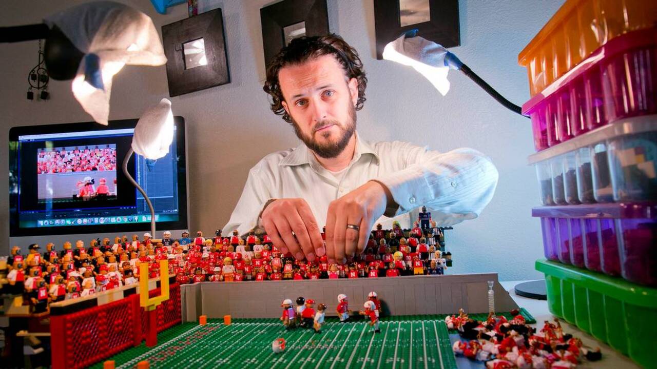 Boise man’s stop-motion Lego sports videos earn him a Big Ten contract