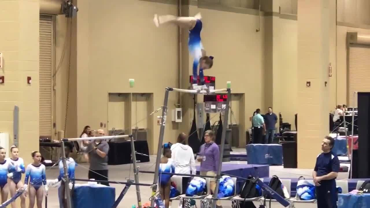 She flew through the air, dismounted and waited. Could this Fort Mill gymnast repeat?