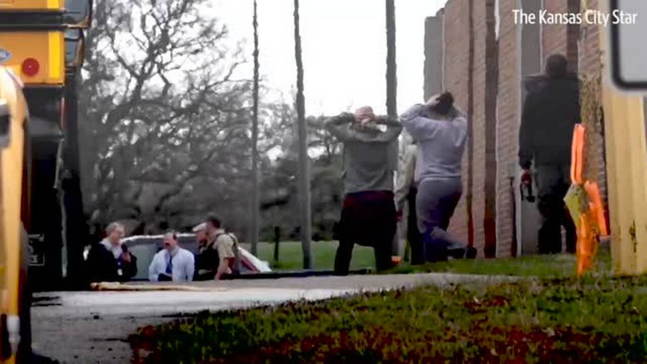 What happens during a school lockdown?