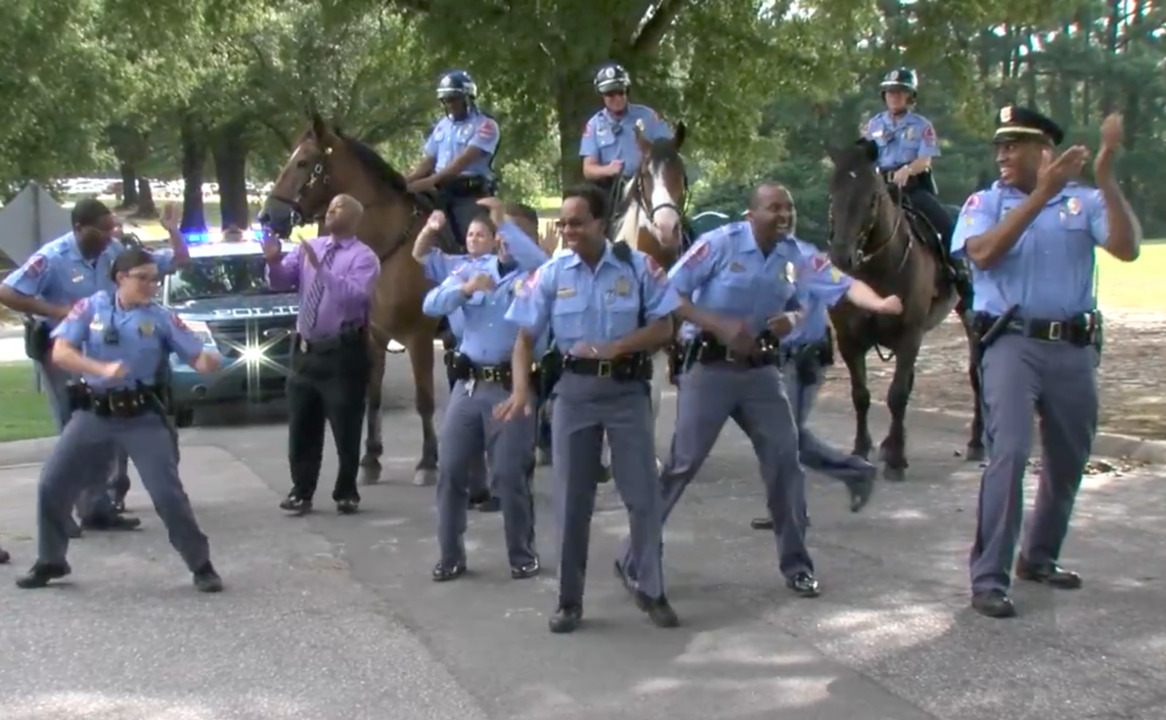 Raleigh Police Department Running Man Challenge         