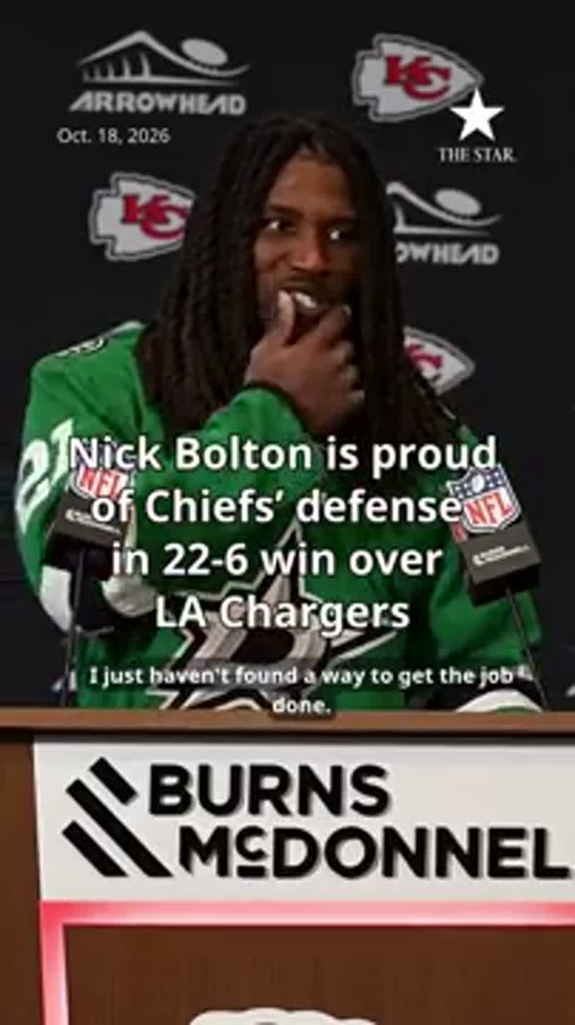 Nick Bolten praises Chiefs' defense in win over Chargers