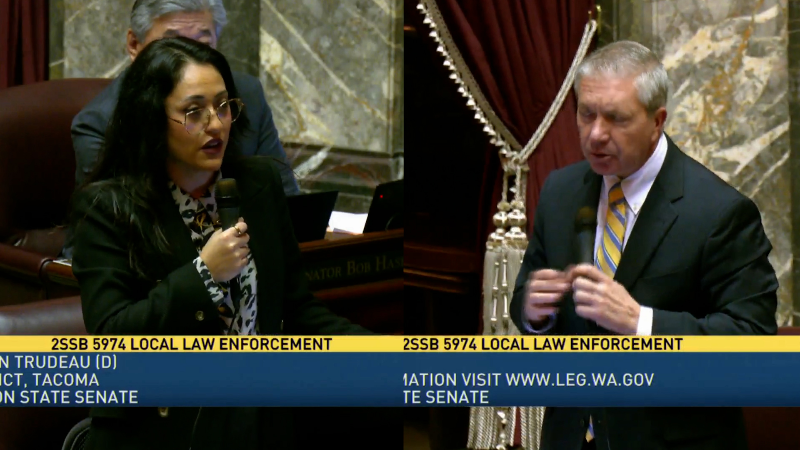 WA state Senate lawmakers debate controversial sheriff bill
