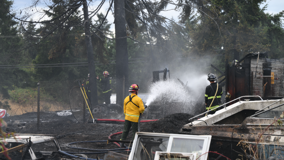 Steve Richards from Central Pierce Fire & Rescue explains what happened with the fire in Parkland on Friday afternoon