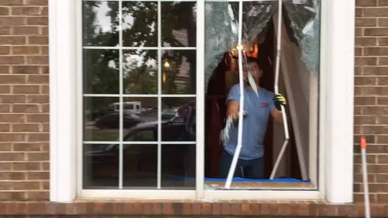 Rioting repairs at Hilton Garden Inn