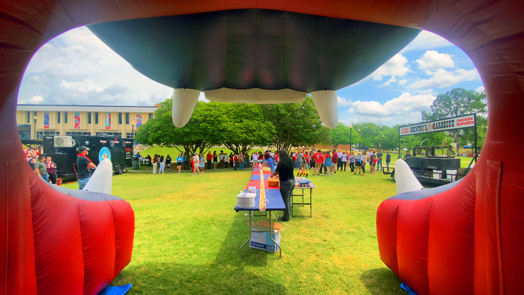 How do you make a 50-foot-long Scrambled Dog? Here’s how!