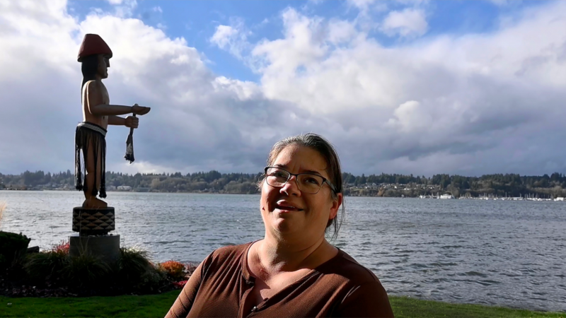 Helicopters were flying old boats over Budd Inlet this week. Here’s why