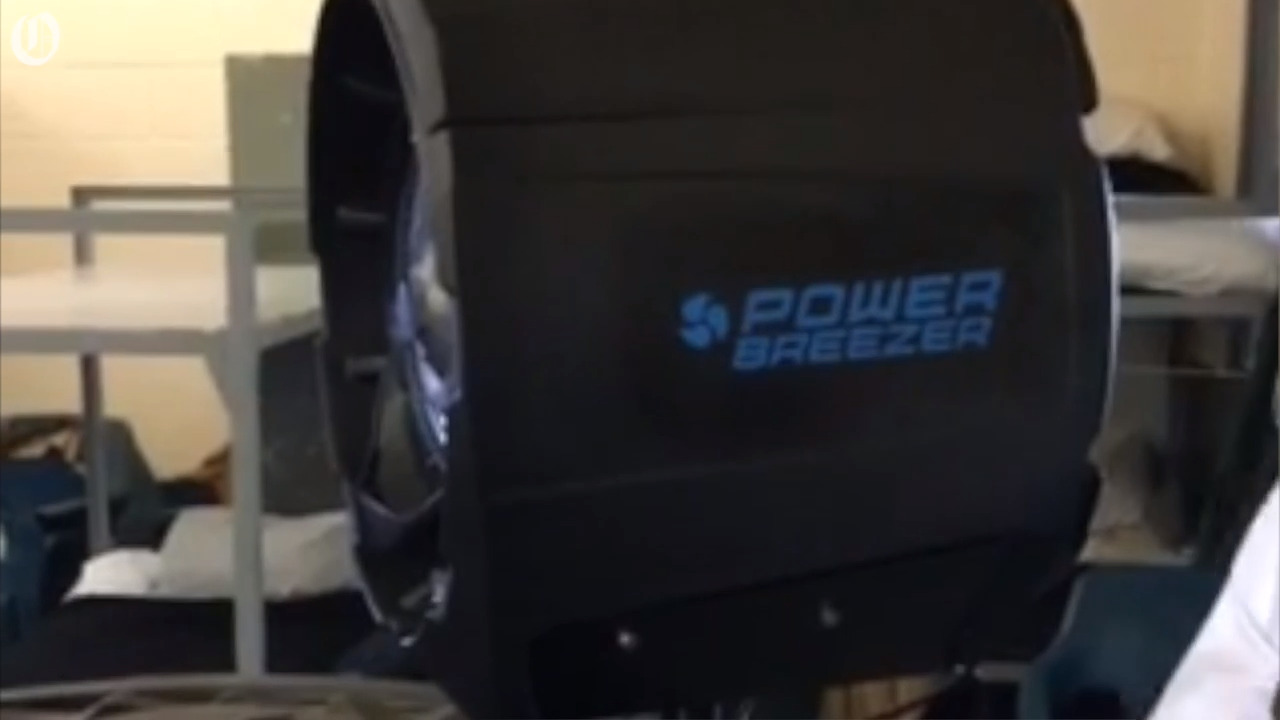 Prisons use device to disinfect large areas.