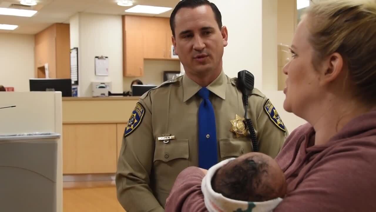 Meet the baby who was delivered on Interstate 5