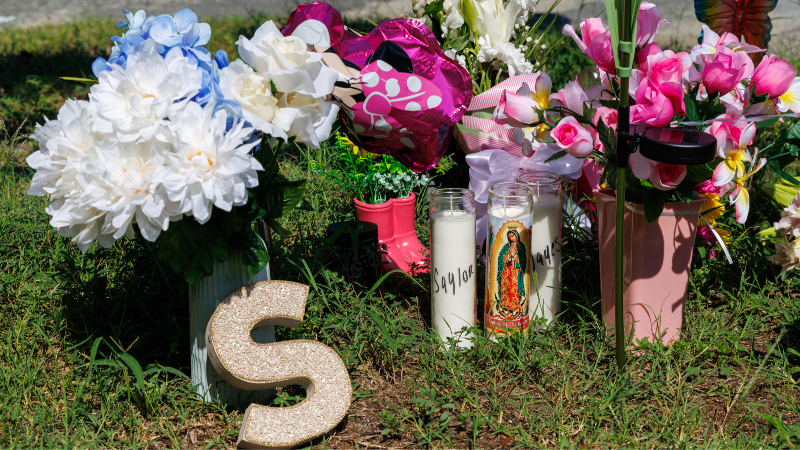 Memorial placed for 5-year-old Saylor Hayes at Pawleys area boat landing