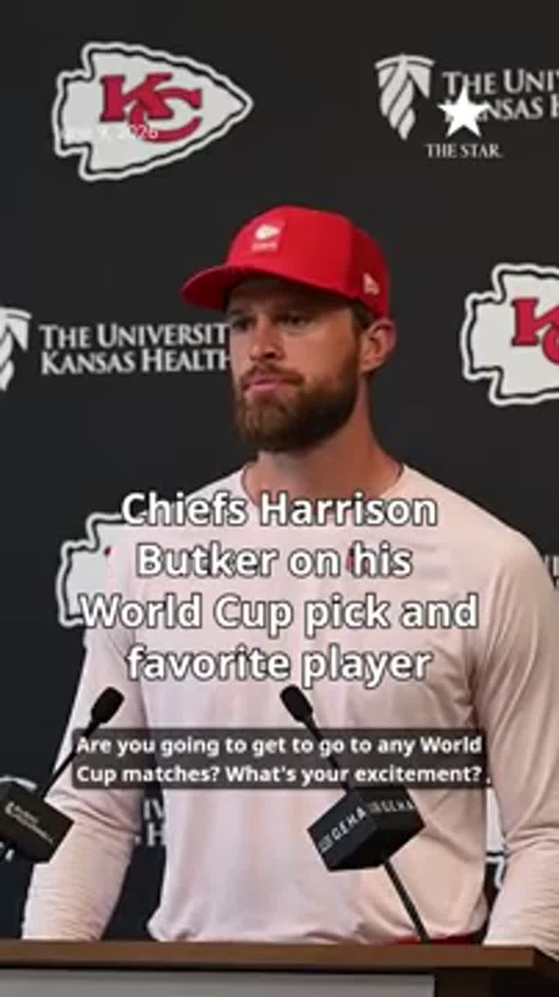 Chiefs Harrison Butker on his World Cup pick and favorite player