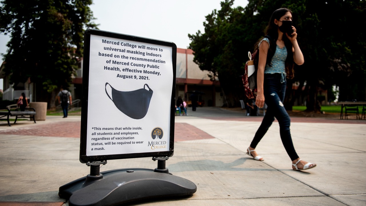 ‘Everyone is just excited.’ Merced College campus opens for in-person fall classes