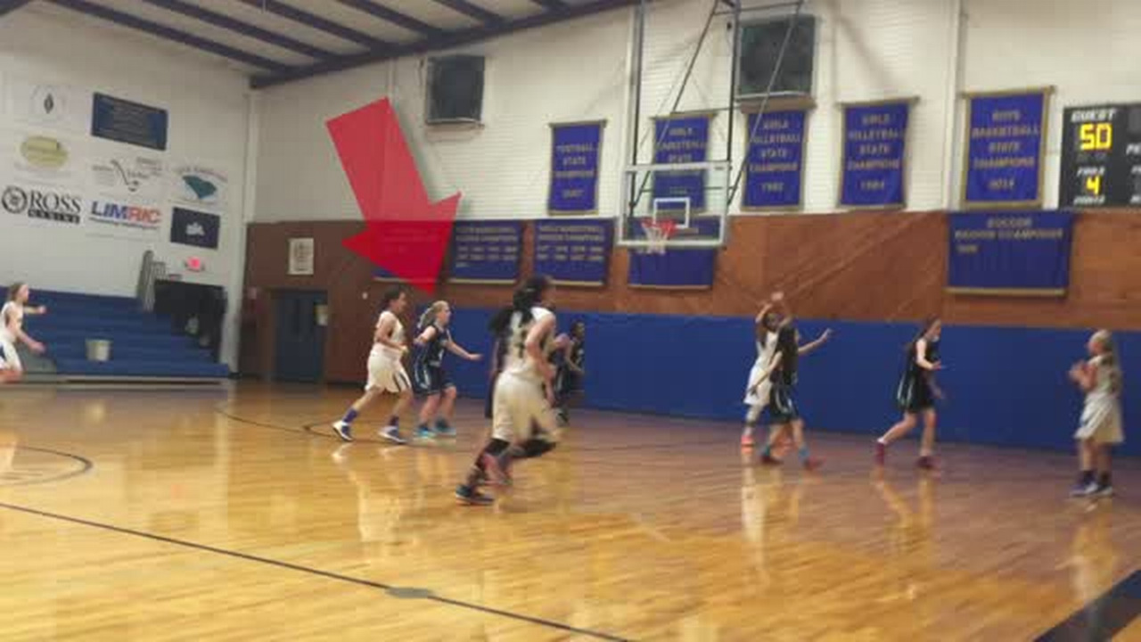 Beaufort Academy exchange student scores basket in final game