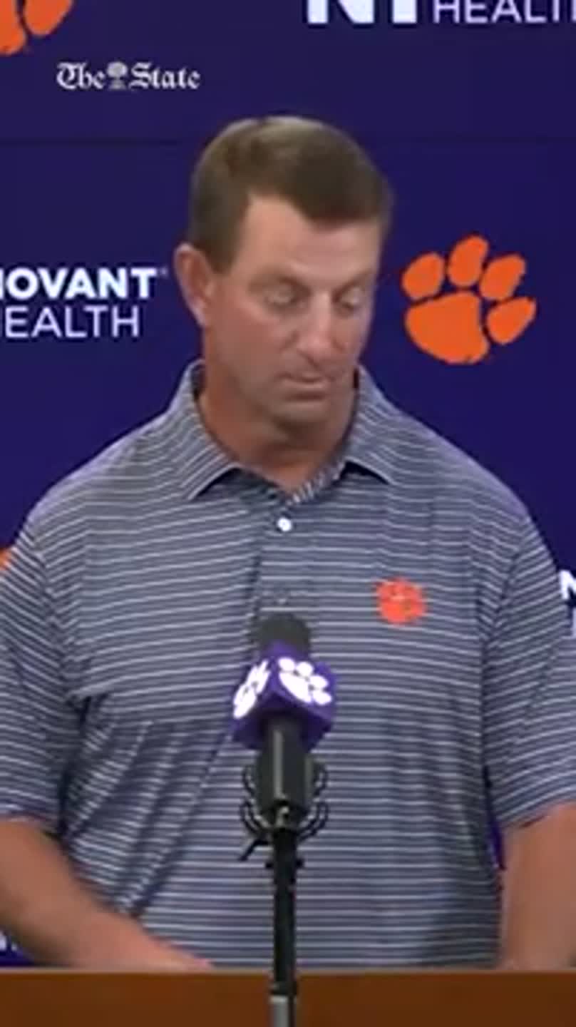 NFL players returning to college? 'It's embarrassing,' Dabo says