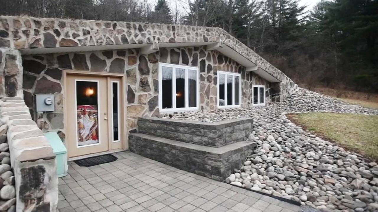 Underground earth home built to withstand all four seasons
