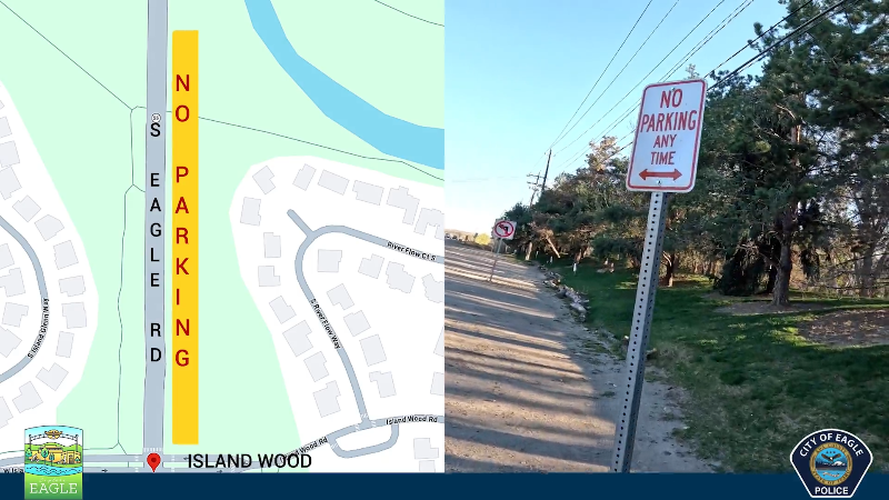 City of Eagle creates 'no parking' zone at popular Greenbelt access point