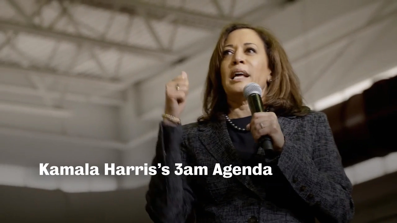 Kamala Harris becomes first major candidate with TV ad as she debuts ’3 a.m. agenda’