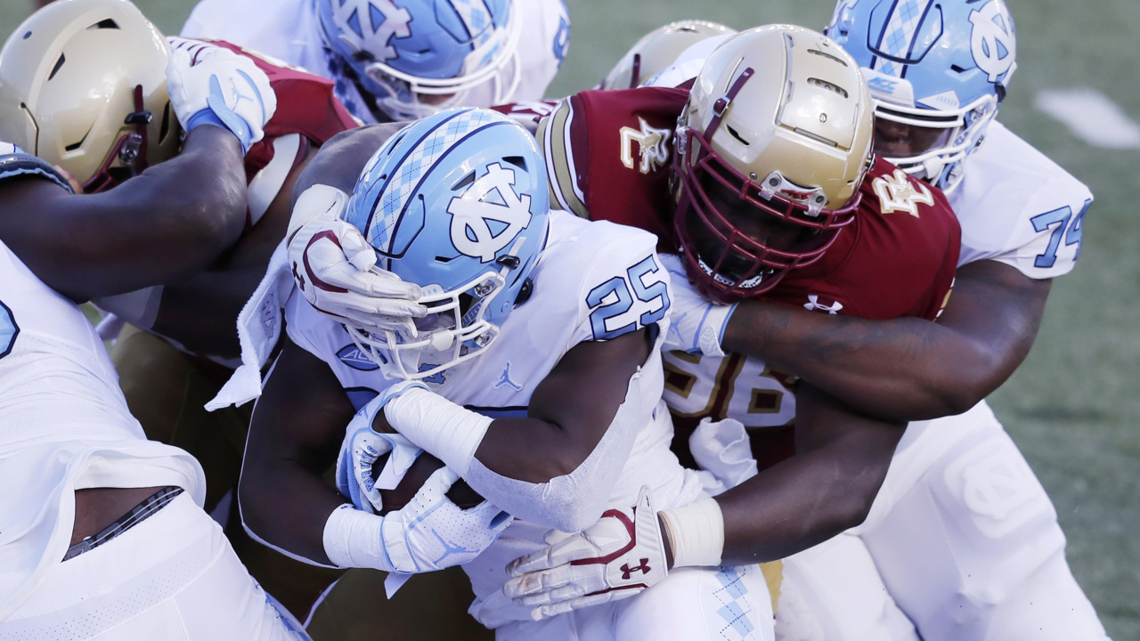 UNC travels to Boston College for ACC football action