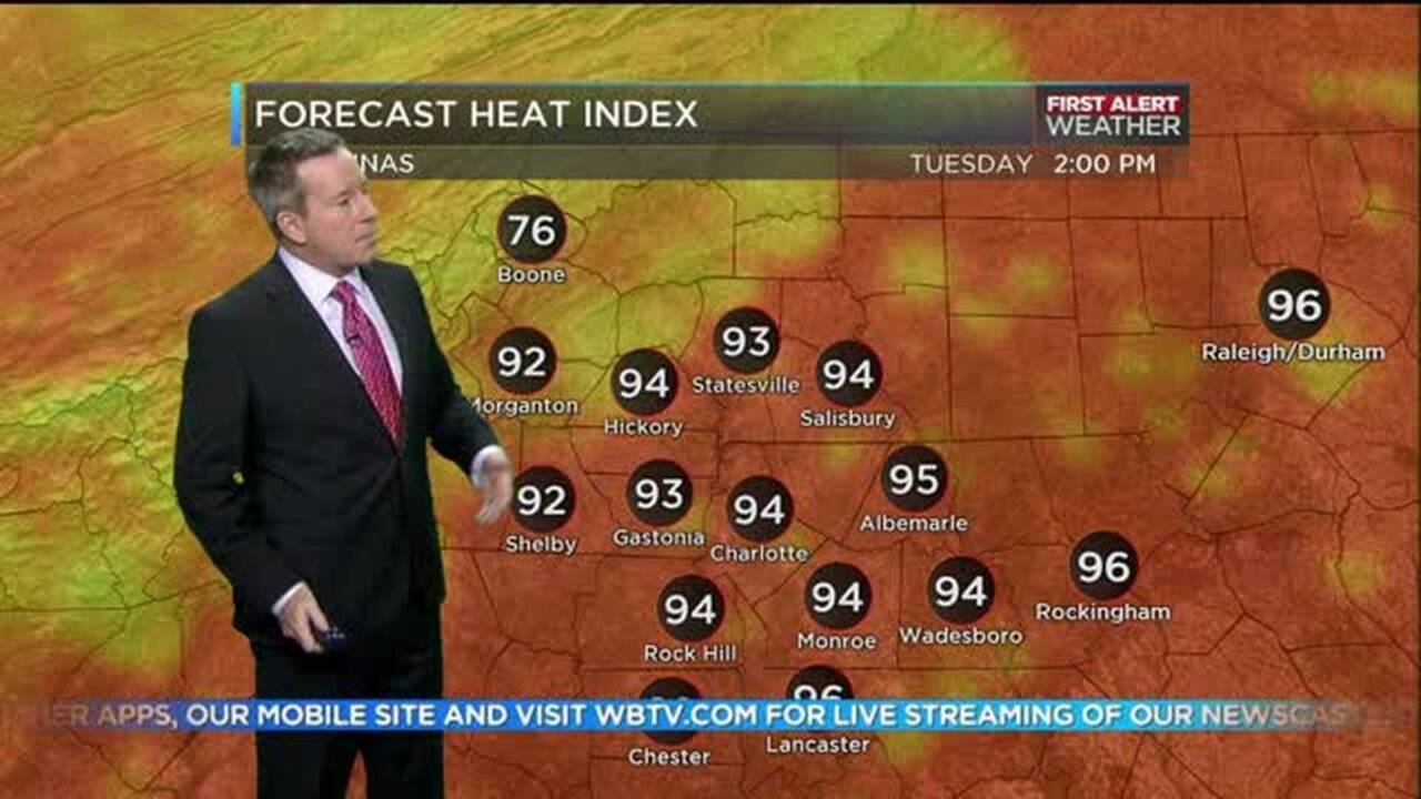 WBTV First Alert Weather forecast for 08.01.16