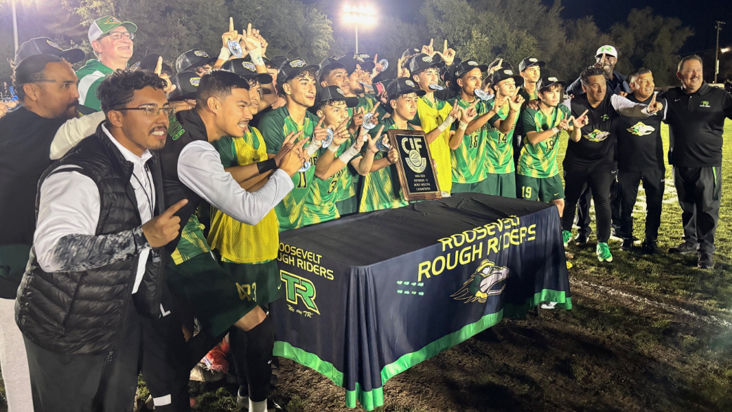 Roosevelt boys wins section soccer title for first time in 13 years