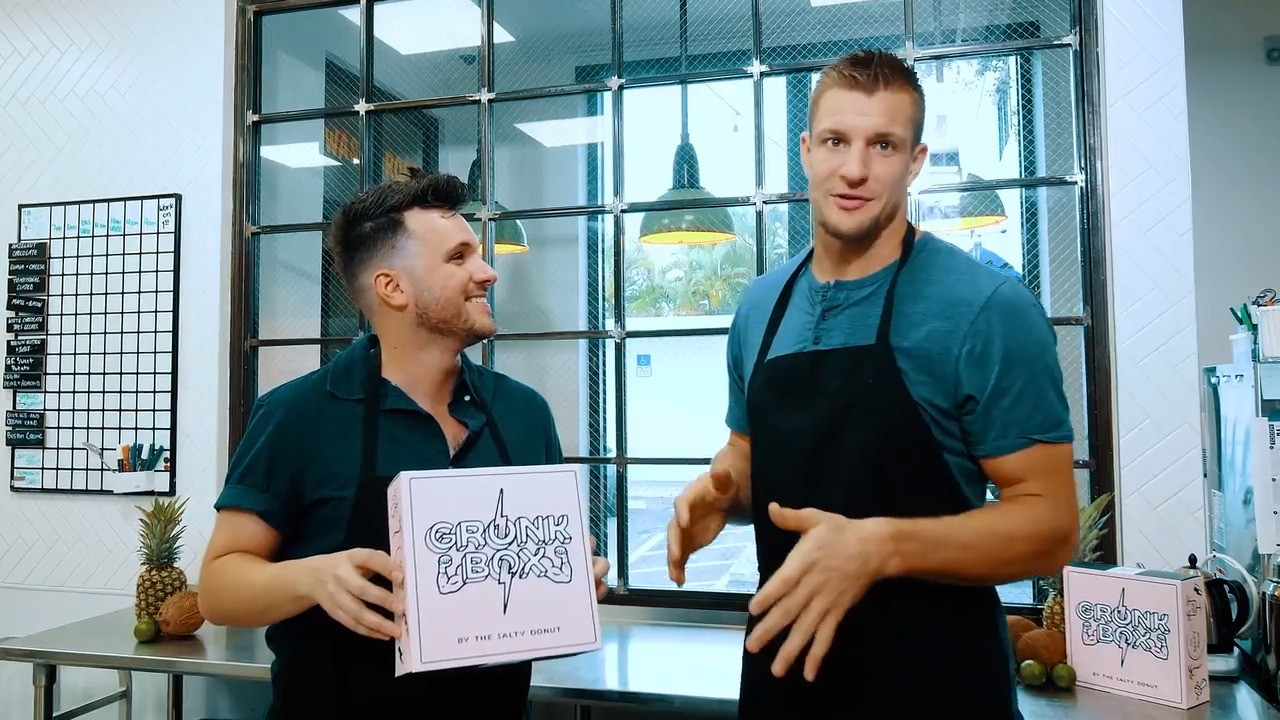 Gronk will deliver donuts to your door, thanks to Uber Eats