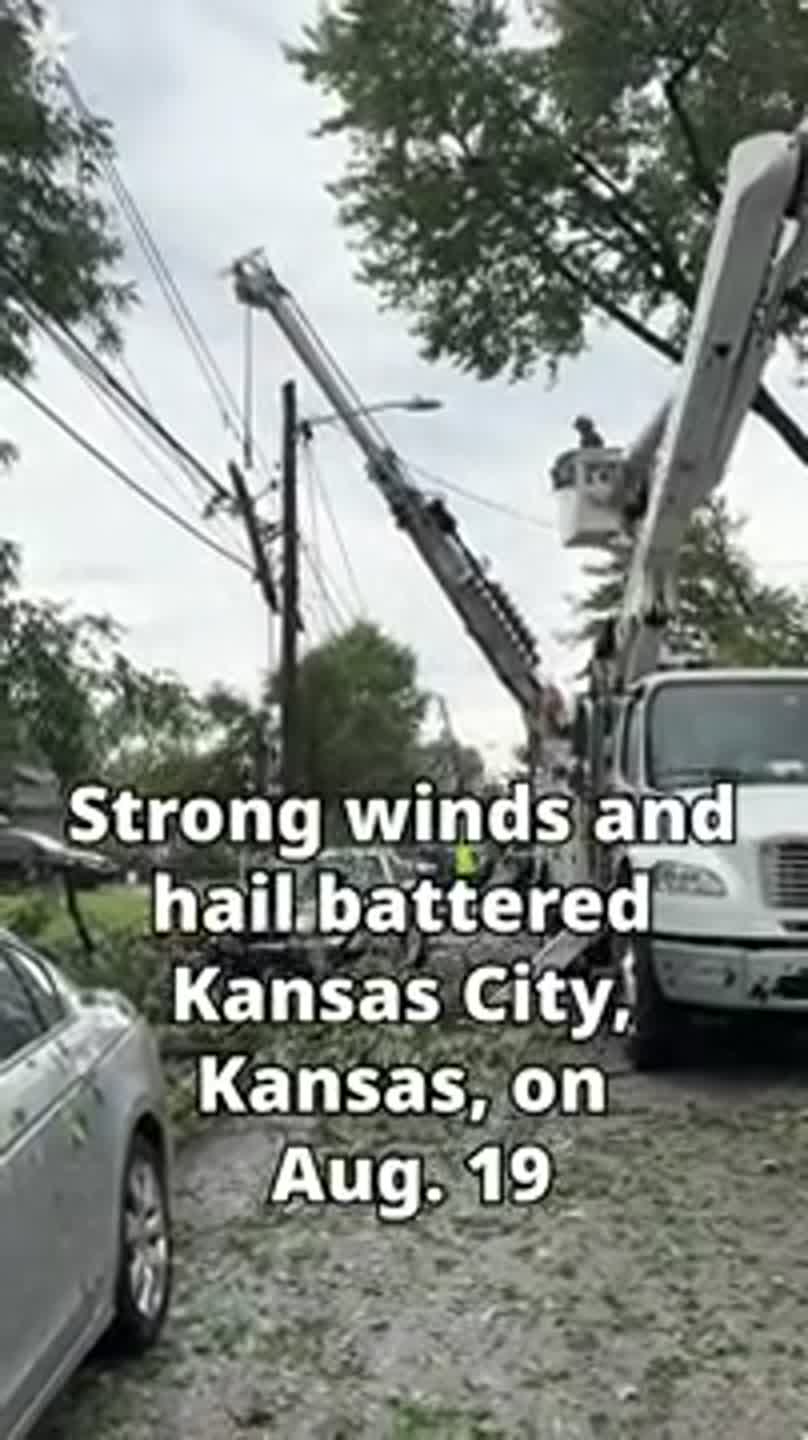Storm damages homes, church in KCK