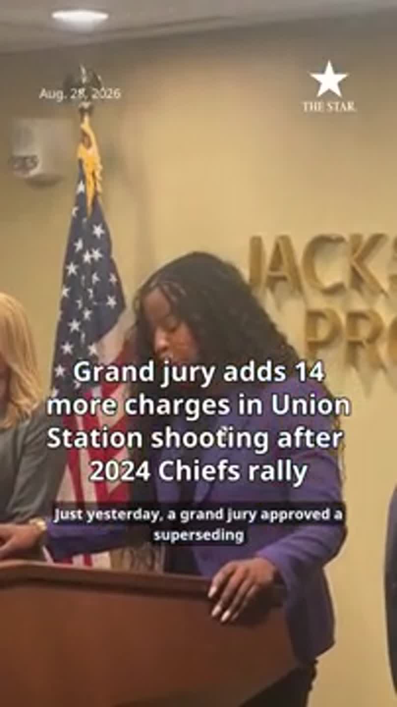 Grand jury adds 14 additional charges in Union Station shooting after Chiefs rally