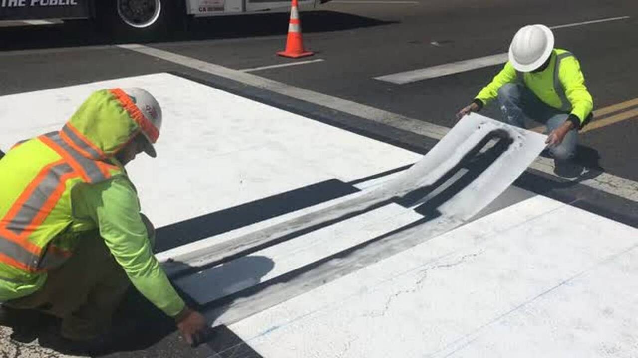 Downtown’s keyboard crosswalks credit strikes chord with creator Griswold