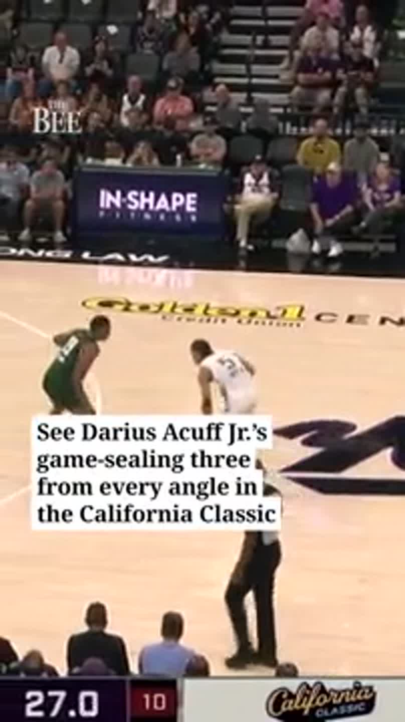 Watch Darius Acuff Jr.'s game-sealing three from every angle