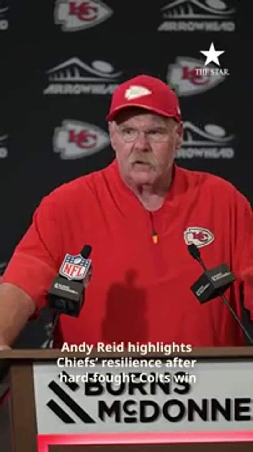 Andy Reid breaks down Chiefs' win over Colts