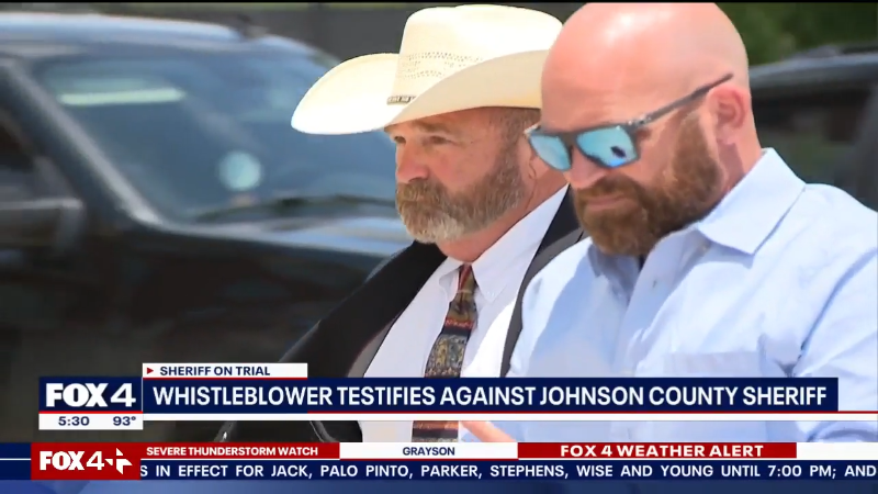 Whistleblower testifies against Johnson County Sheriff