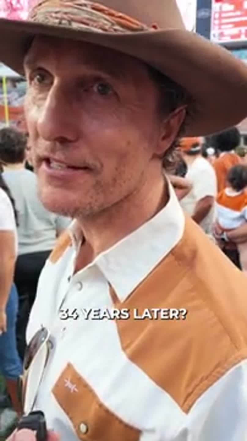 Inside the Texas student section: Matthew McConaughey, Big Red and Longhorn traditions