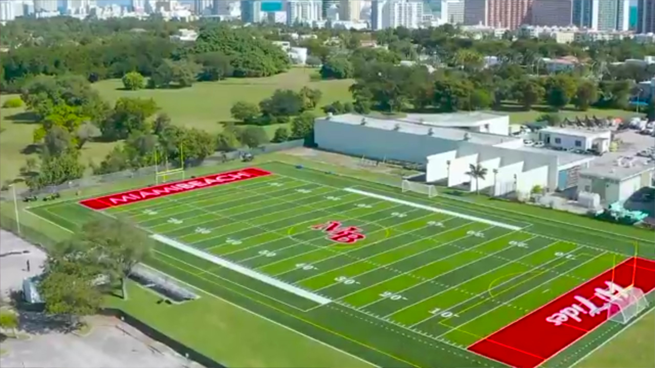 Miami Beach Senior High receives new football field Miami Herald