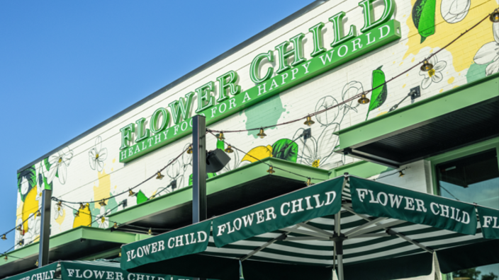 Brussels Sprouts & Organic Kale Salad is a winner at Flower Child