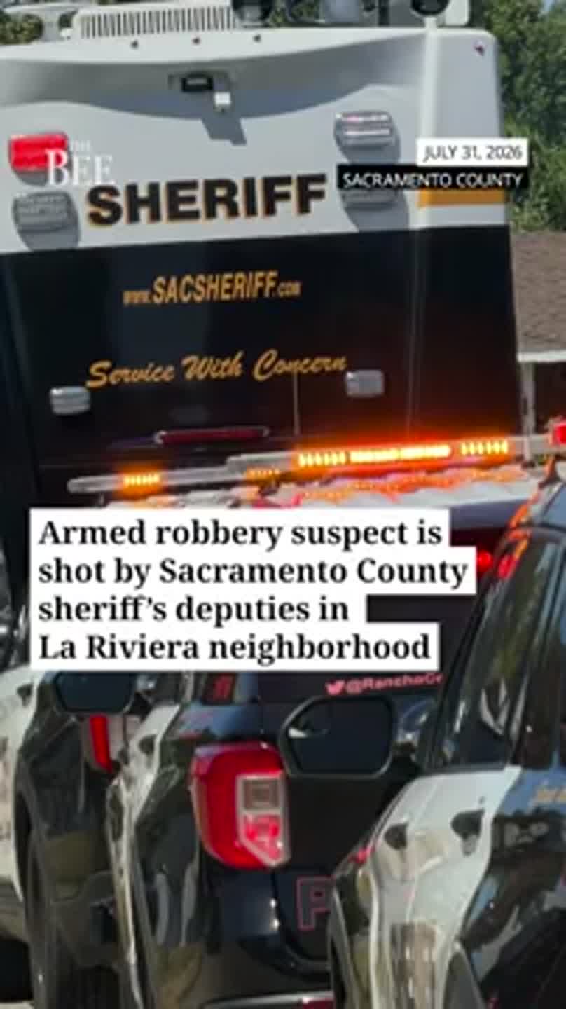 Sergeant details Sacramento County deputies' shooting of armed robbery suspect