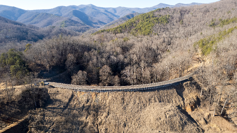 NC railroad through Blue Ridge Mountains is the last section to reopen after Helene