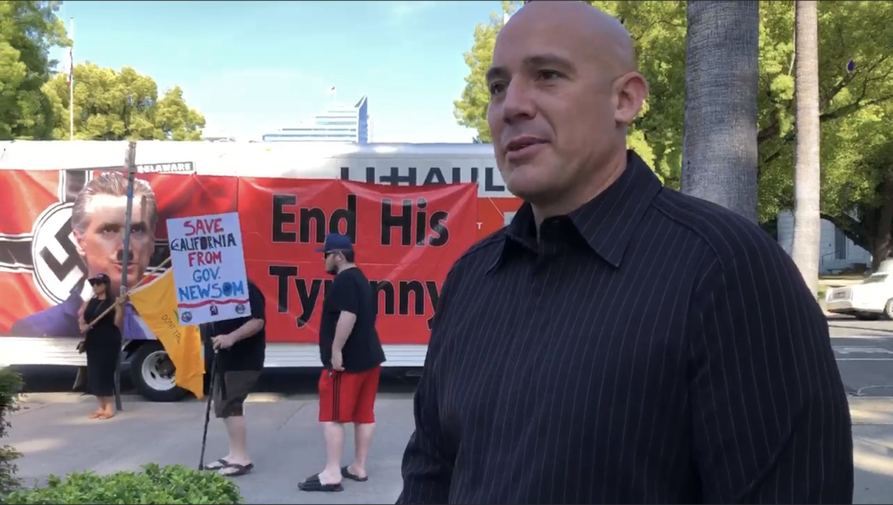 What pastor expects at anti-Newsom protest, plus his feelings on Hitler comparison