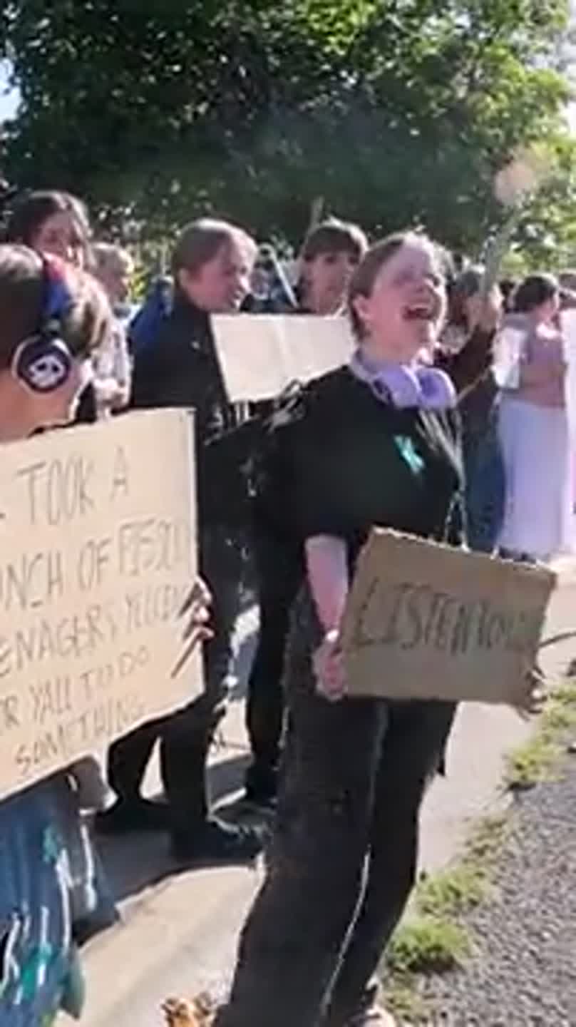 Students hold walkout in Boise over alleged threats of sexual assault, violence