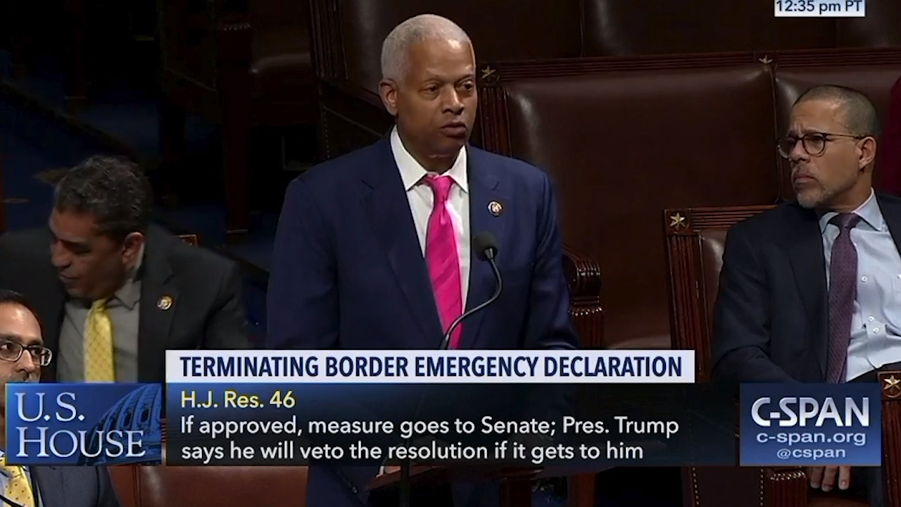 House passes resolution blocking Trump’s national emergency declaration