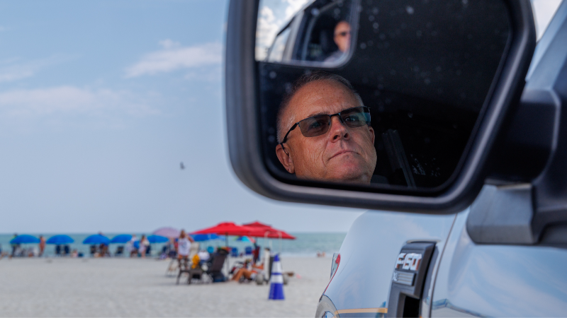 Former Secret Service agent now working Myrtle Beach area beach patrol