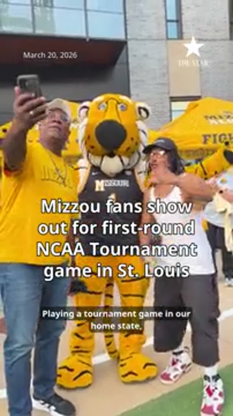 Mizzou fans show out in St. Louis for first round of NCAA Tournament