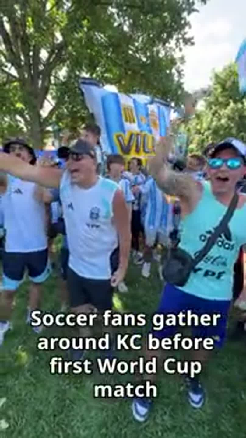 Algeria & Argentina fans take over KC ahead of World Cup match