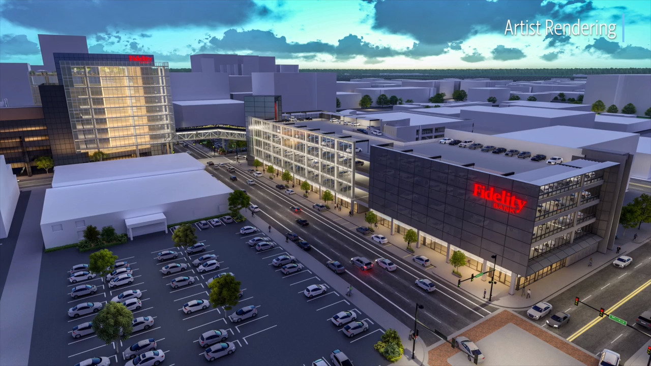 Fidelity Bank plans $51 million office tower, parking deck