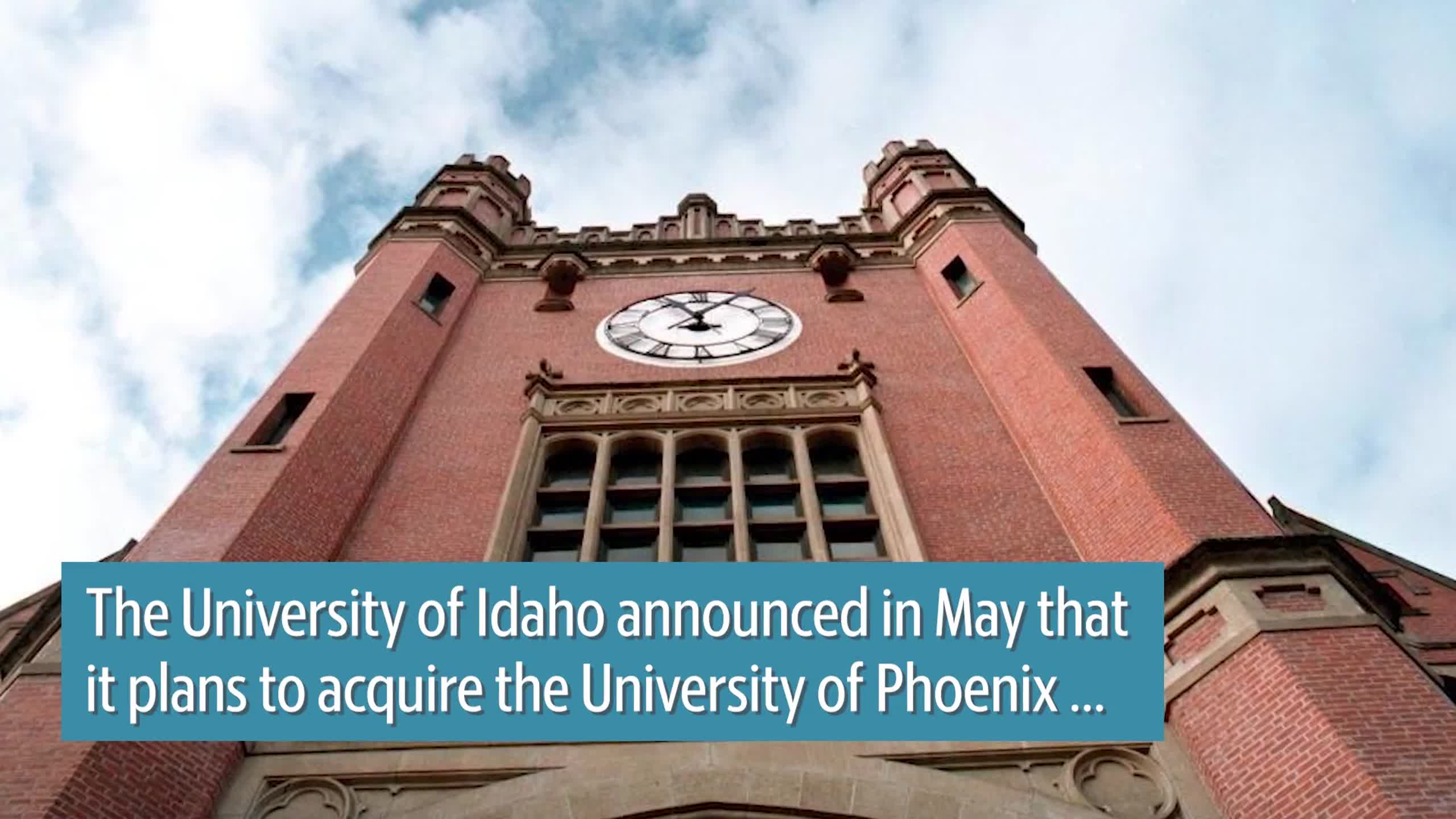 U of Idaho buying U of Phoenix? Questions surround deal