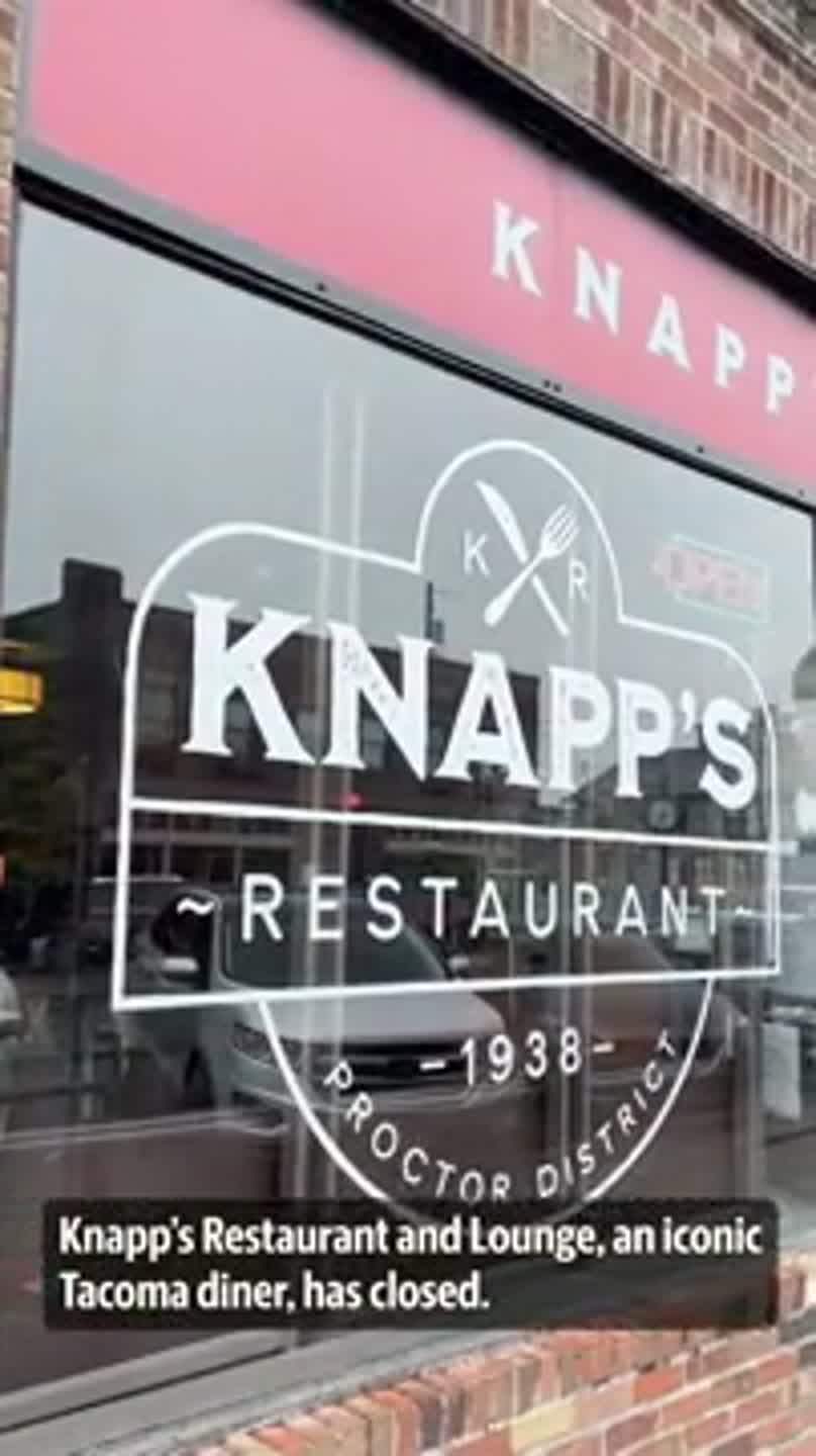 Knapp’s Restaurant and Lounge in Tacoma closes after nearly 90 years in business