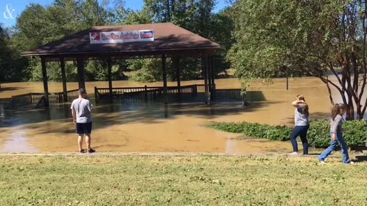 Aftermath of Hurricane Matthew in Johnston County