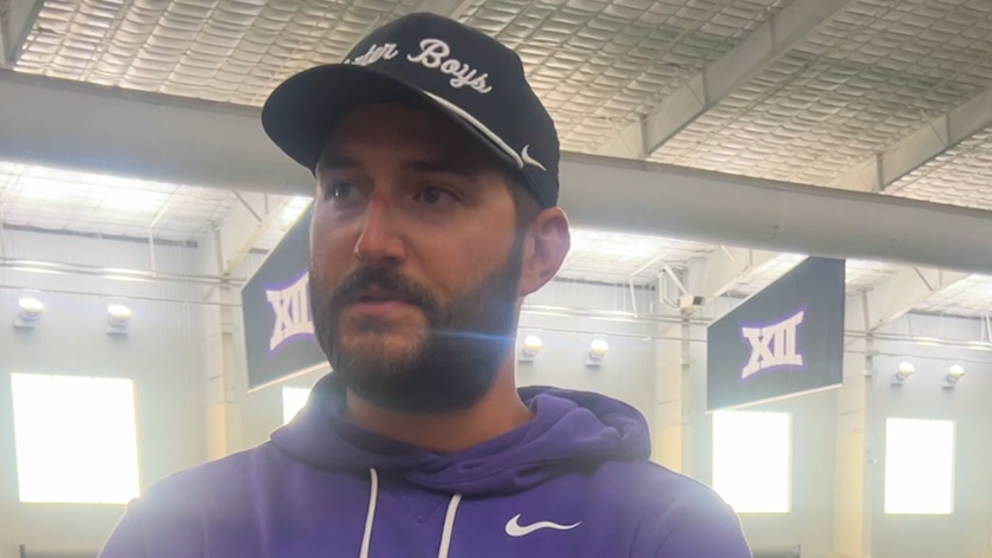 TCU tight ends coach Mitch Kirsch
