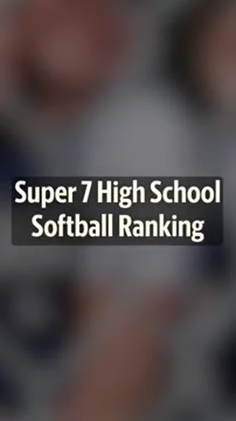 Mahoning Matters Super 7 high school softball ranking